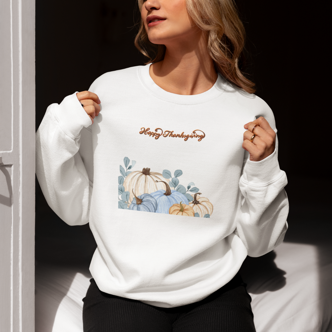 Happy Thanksgiving Pumpkin Sweatshirt