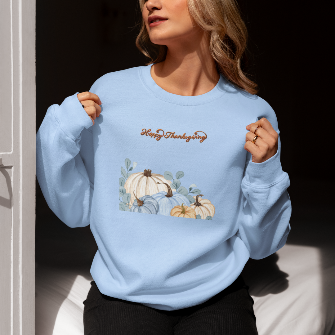 Happy Thanksgiving Pumpkin Sweatshirt