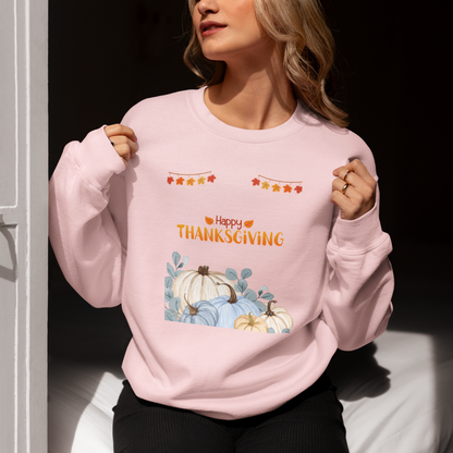 Happy Thanksgiving Sweatshirt – Unisex Premium 300 GSM Crewneck